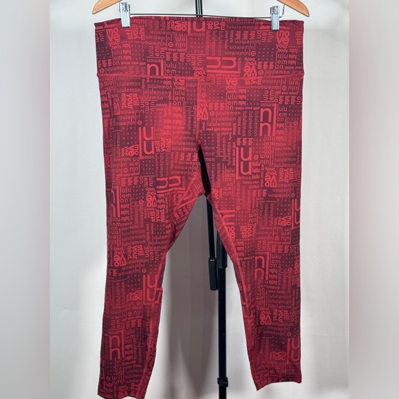 NWOT Lululemon Wunder Train High-Rise Tight 25" Lululemon Ombre Red Multi - Picture 5 of 6